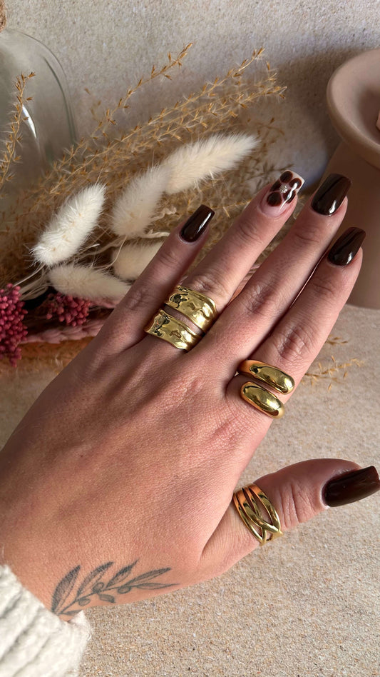 BAGUE ADELE PORTÉ OR