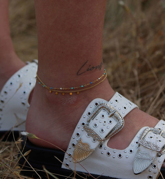 Bracelet de cheville Sofia - Mademoiselle Louloute