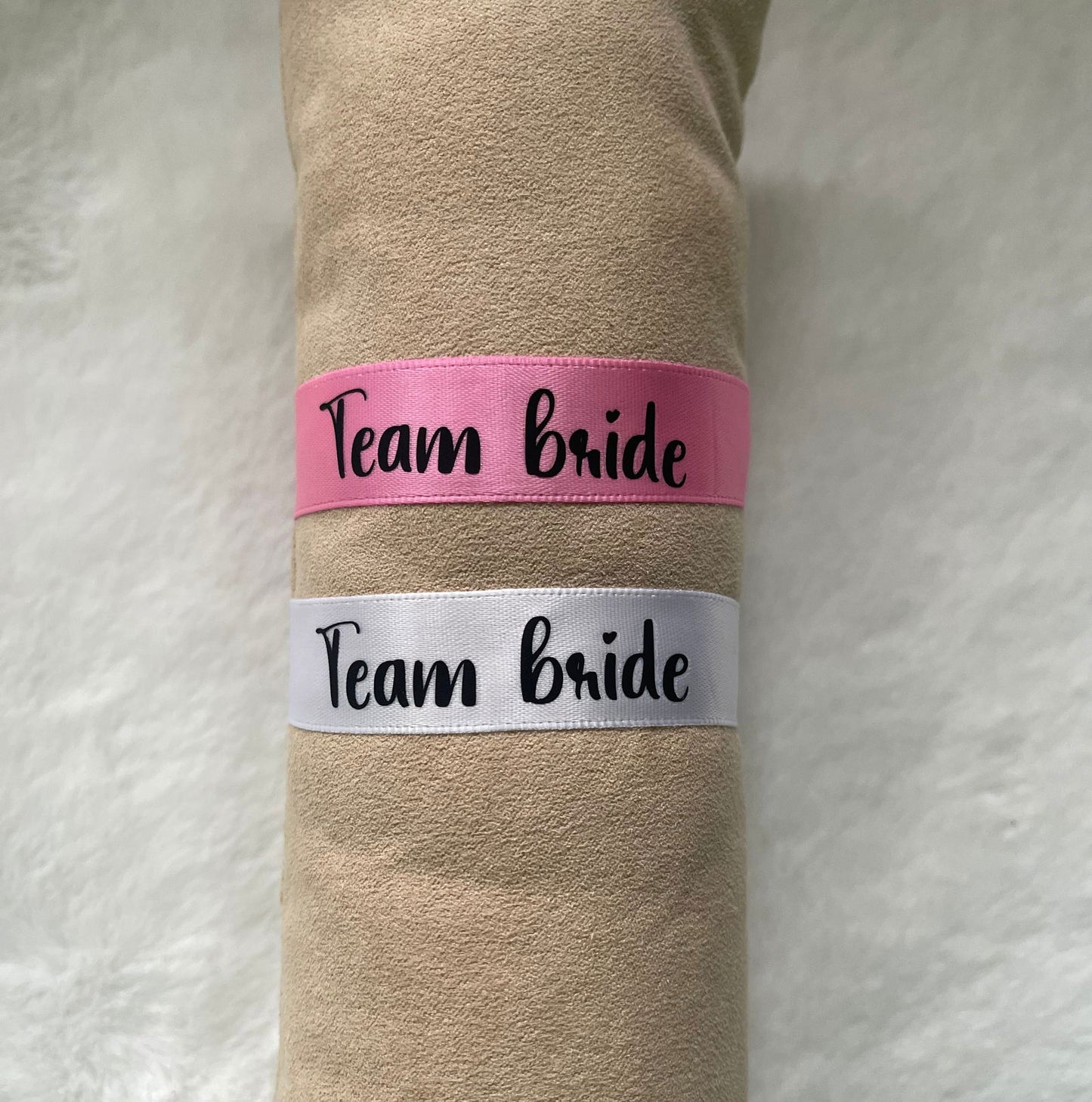 Bracelets "Team bride" - Écriture noire - Mademoiselle Louloute