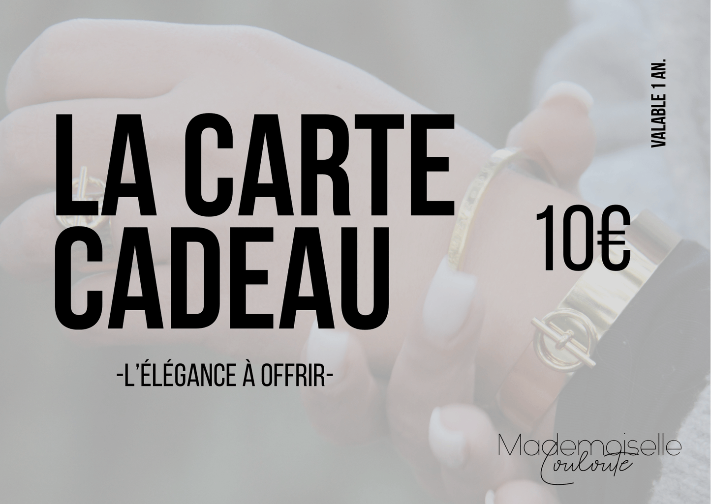 Carte cadeau valeur 10euros