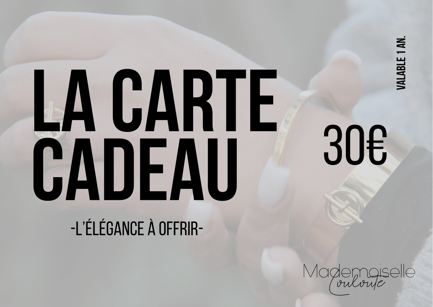 Carte cadeau valeur 30euros