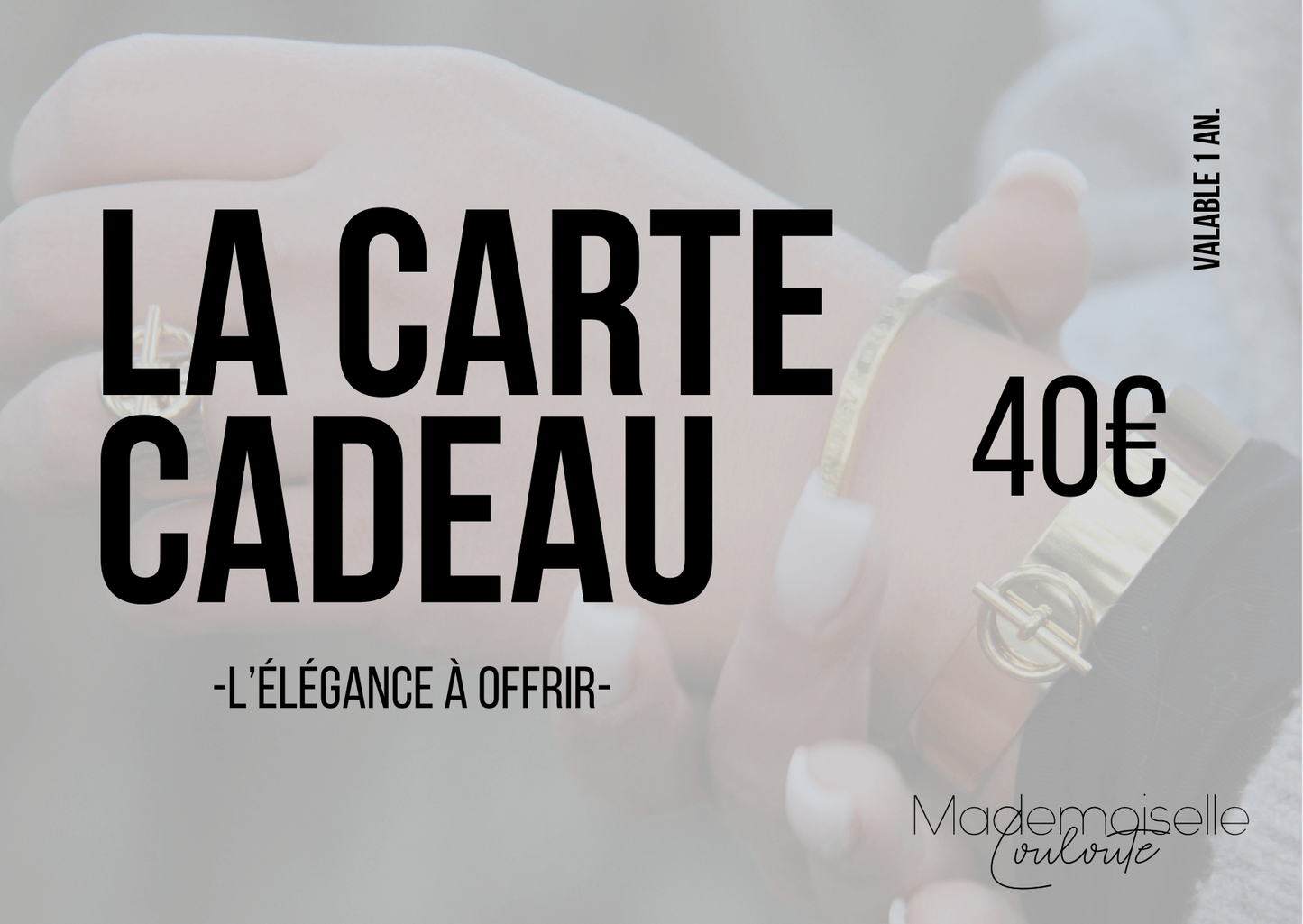 Carte cadeau valeur 40euros