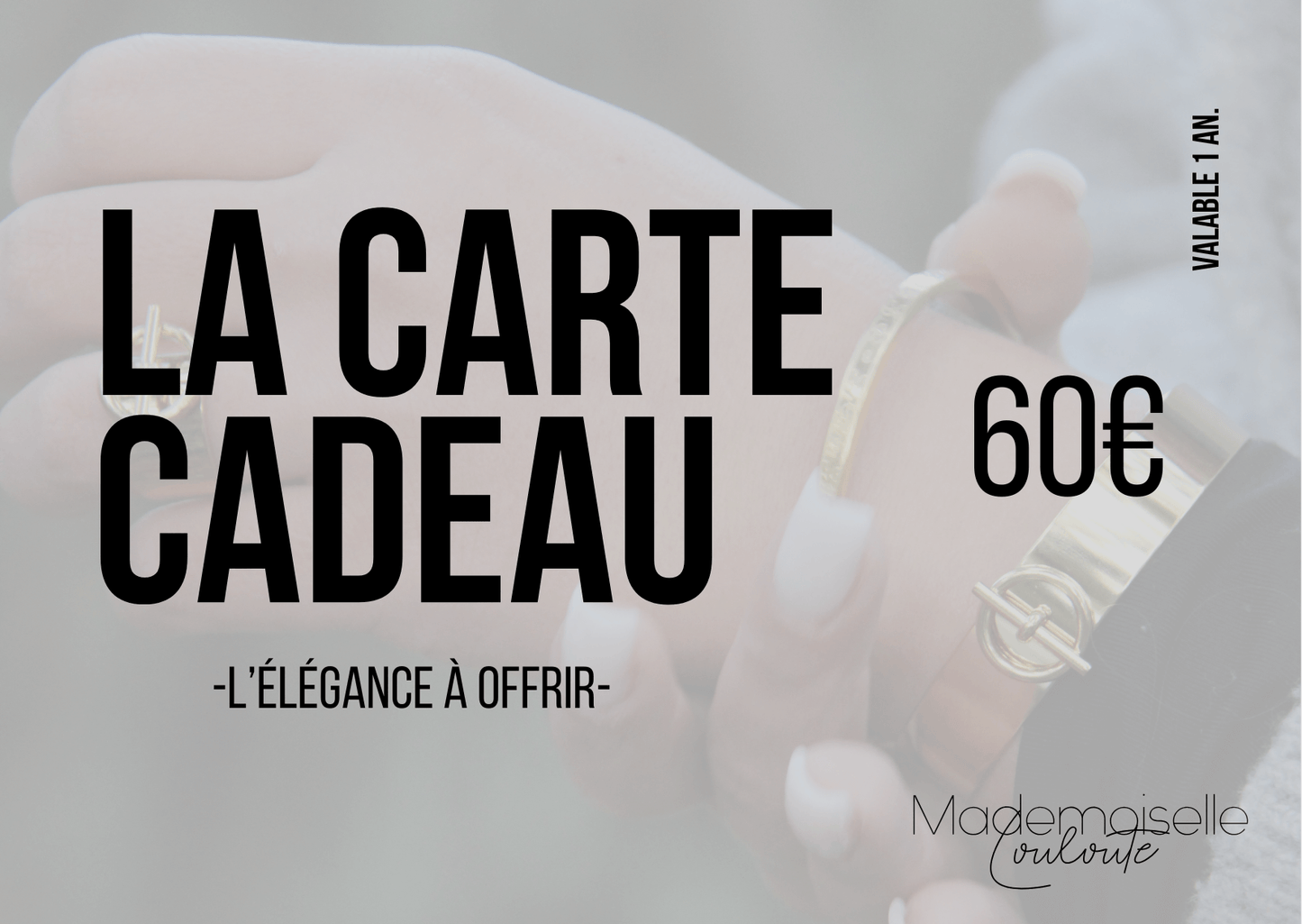 Carte cadeau valeur 60euros