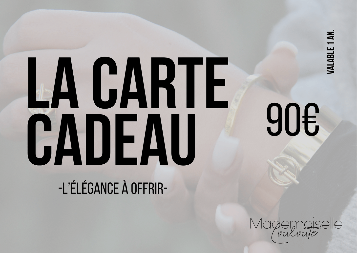 Carte cadeau valeur 90euros