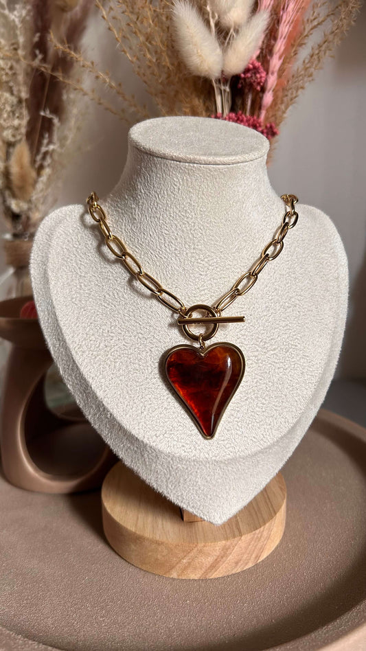 Collier pendentif coeur