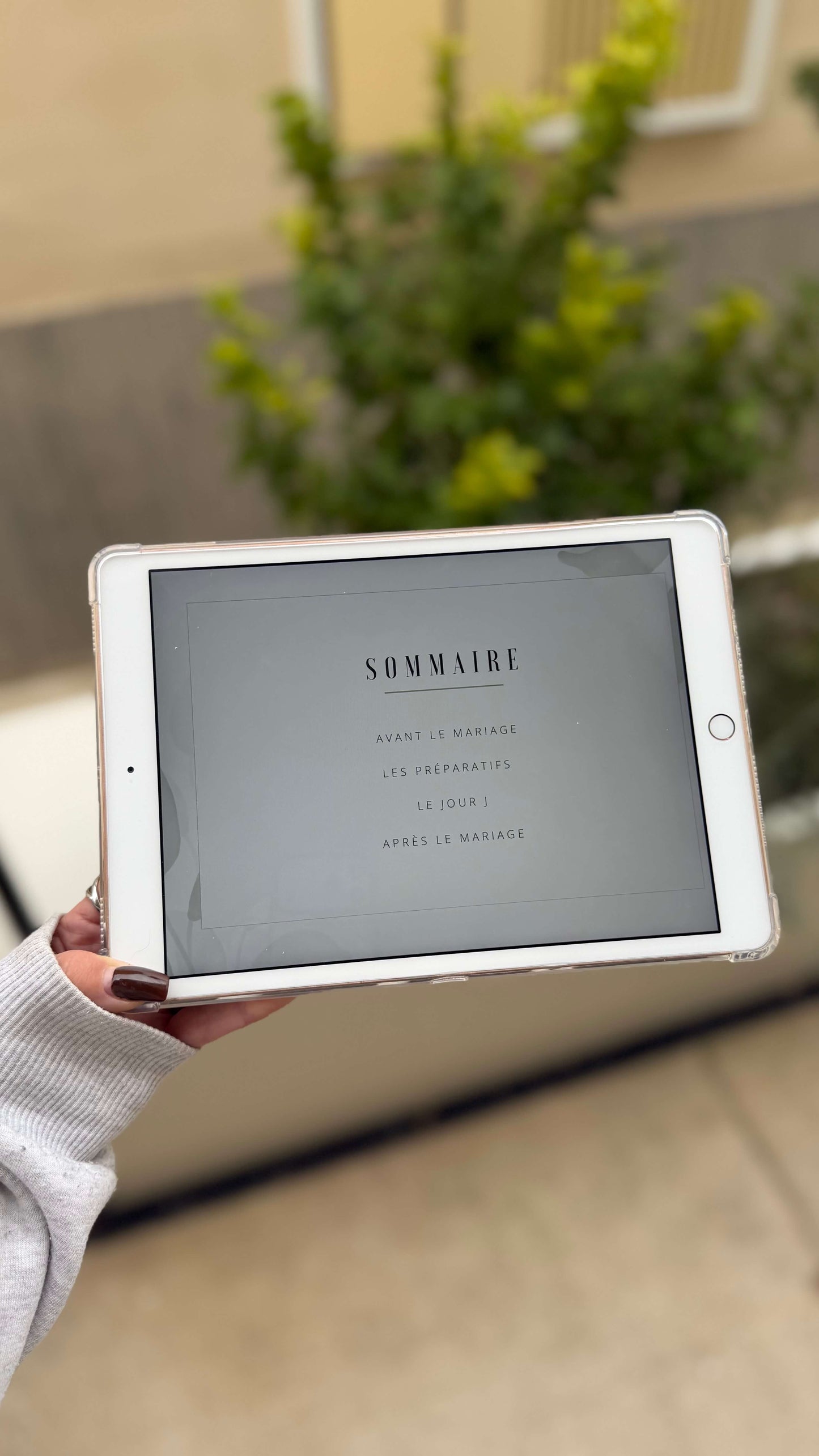 SOMMAIRE AU SECOURS NOS SOUVENIRS DE MARIAGE