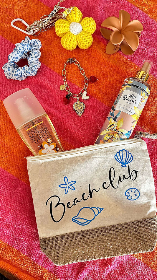 Pochette "Beach Club" – Esprit Bohème Chic