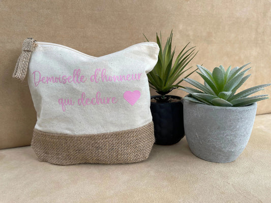 Pochette demoiselle d'honneur - Mademoiselle Louloute