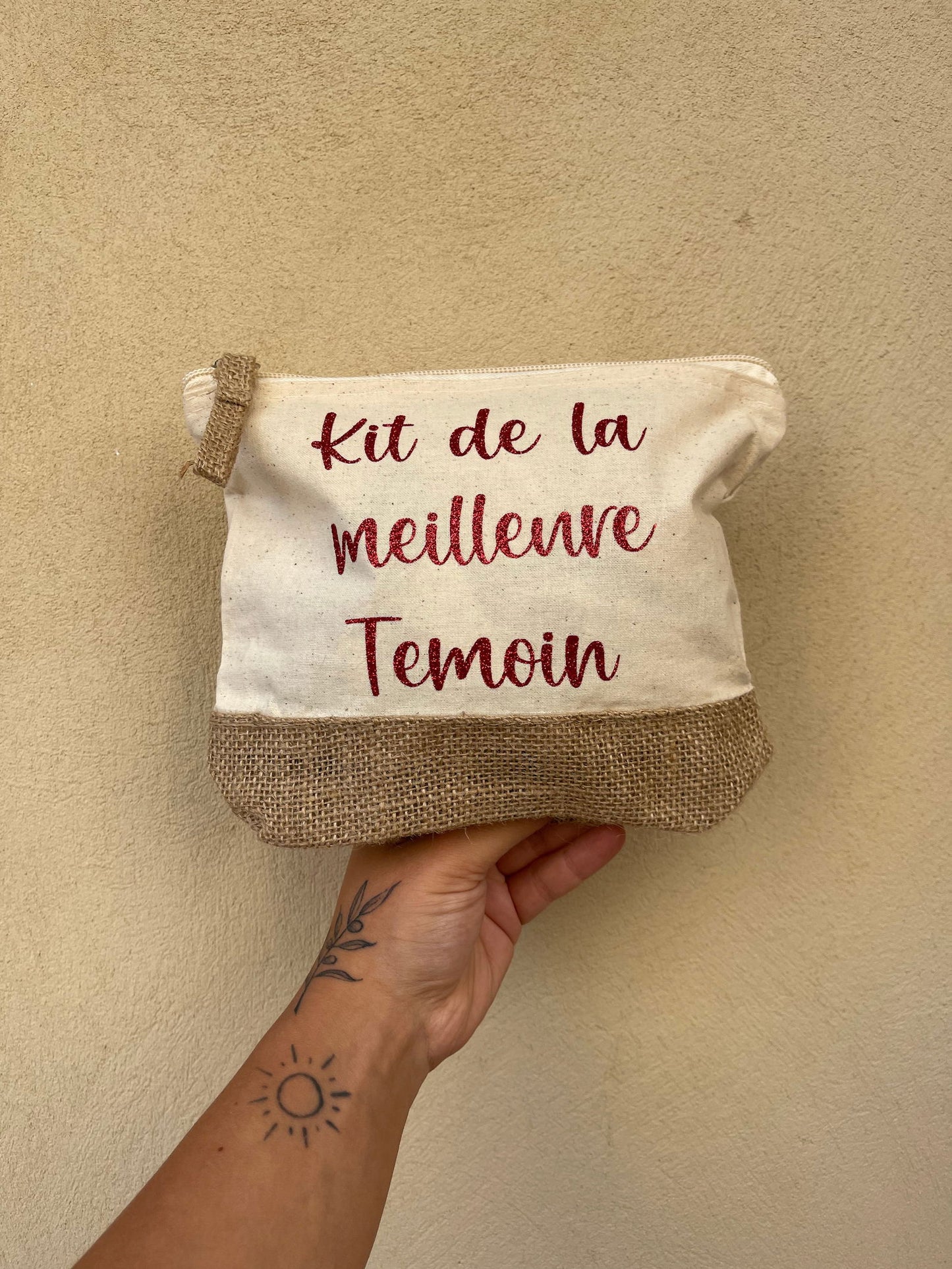 Pochette kit de la meilleur témoin - Mademoiselle Louloute
