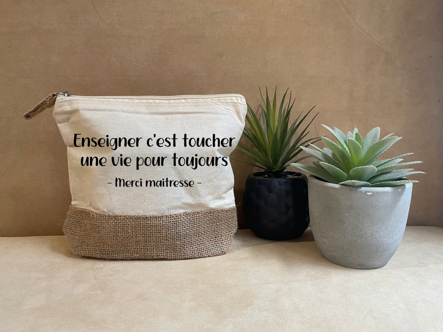 Pochette merci maitresse - Mademoiselle Louloute