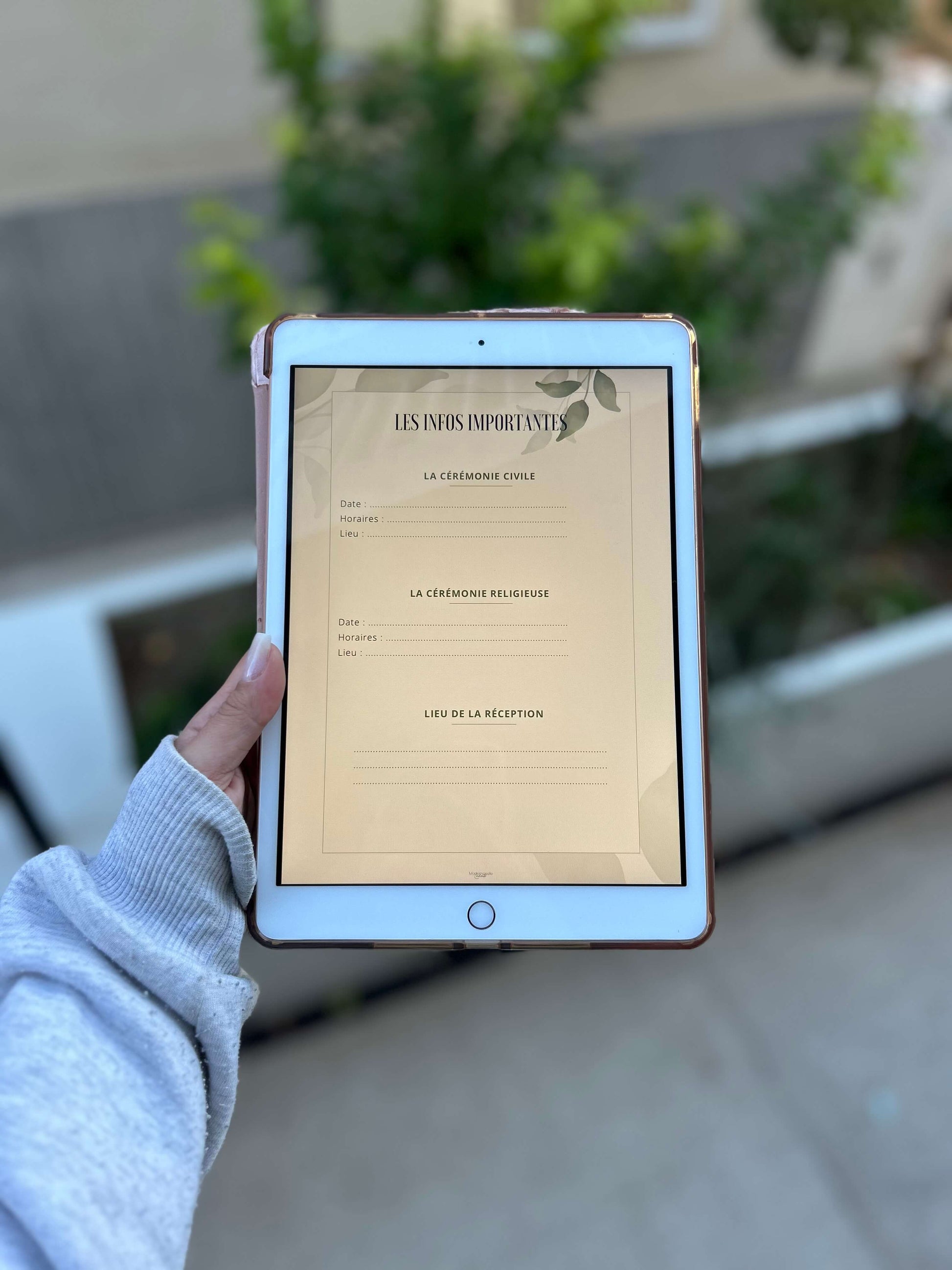 Exemple page PDF au secours on se marie 