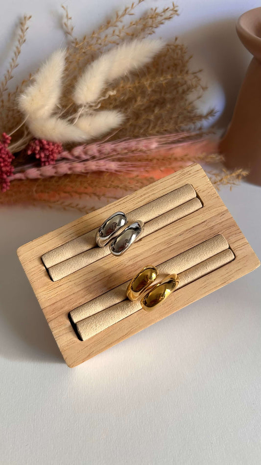 BAGUE ELOISE OR ET ARGENT - PRÉSENTATION 