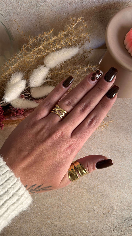 BAGUE ESMEE OR PORTÉ 