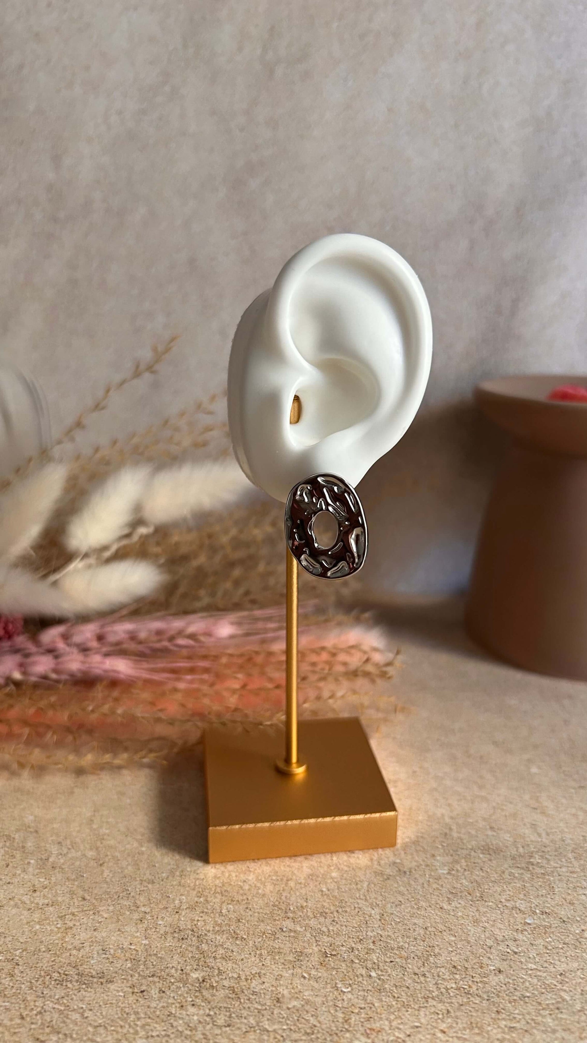 BOUCLES D'OREILLES CONSTANCE - ARGENT 