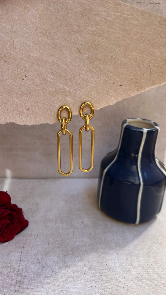 Boucles d'oreille Ambre