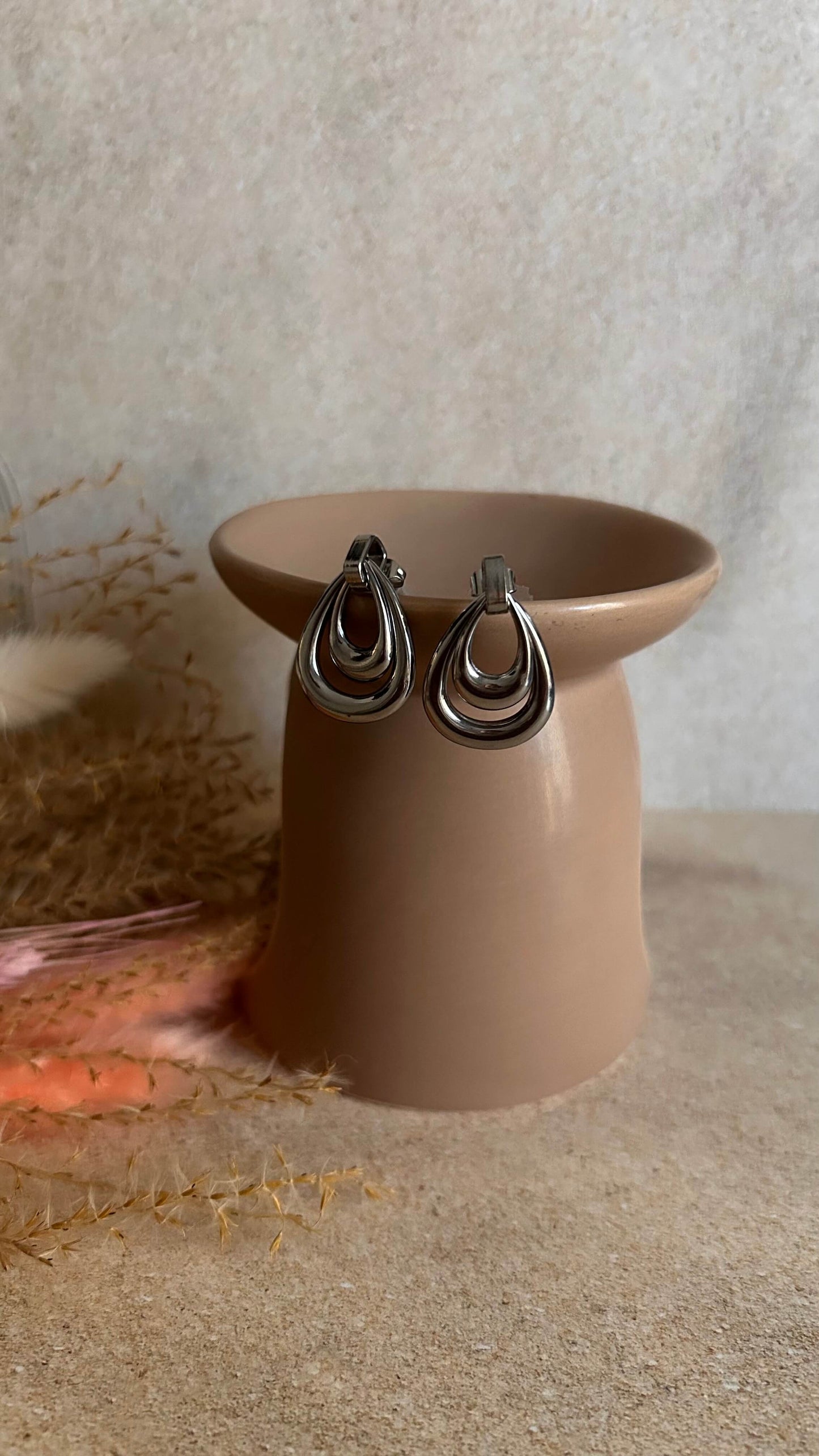 BOUCLES D'OREILLES ROXANE ARGENT 