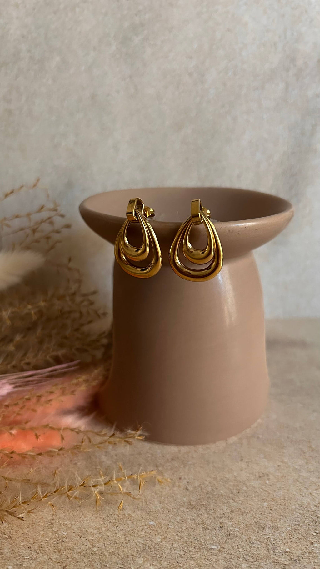 BOUCLES D'OREILLES ROXANE OR 