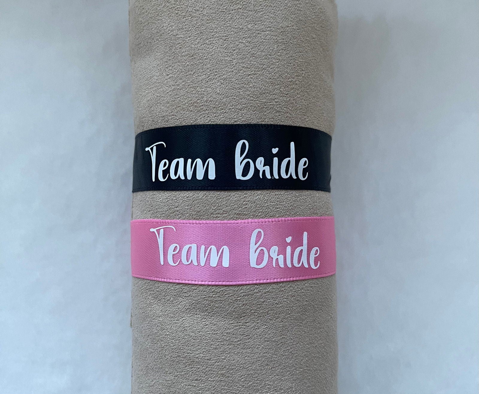 Bracelets "Team bride" - Écriture blanche - Mademoiselle Louloute