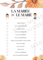 Fichier imprimable mariage - La mariée ou le marié ? - Mademoiselle Louloute