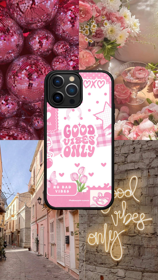 Design rose, good vibes only 