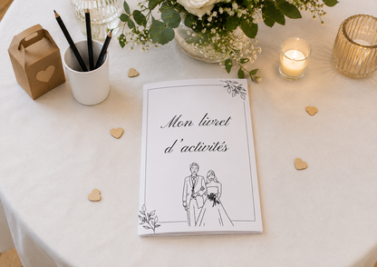 Livret d'activité enfant mariage