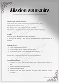 pdf jeu mission souvenir, jeu mariage 