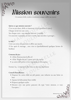 pdf jeu mission souvenir, jeu mariage 