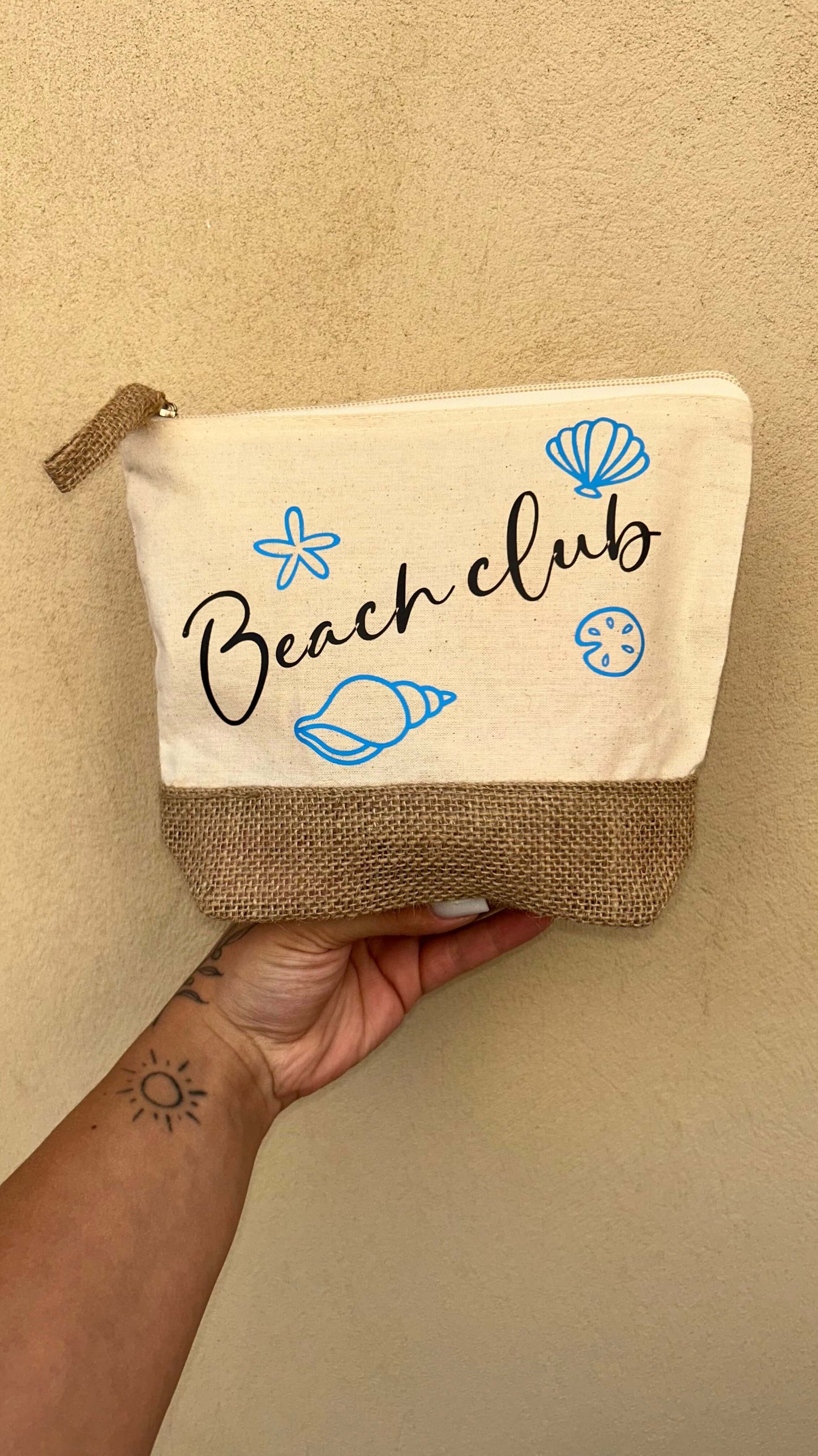 Pochette "Beach Club" – Esprit Bohème Chic