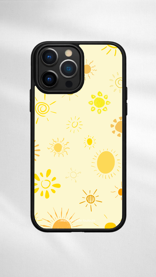 Coque design soleil 