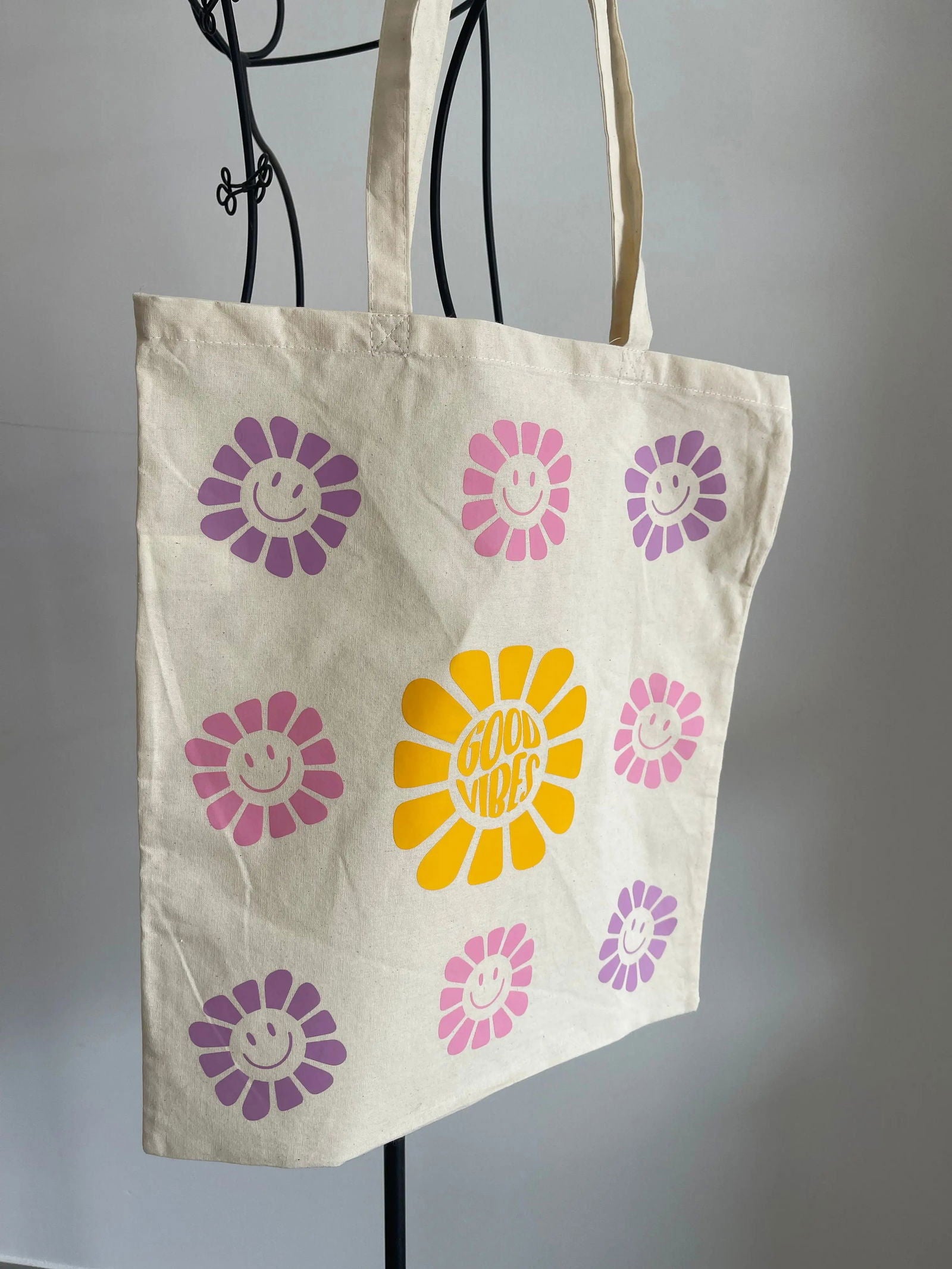 Tote bag Good vibes - Mademoiselle Louloute