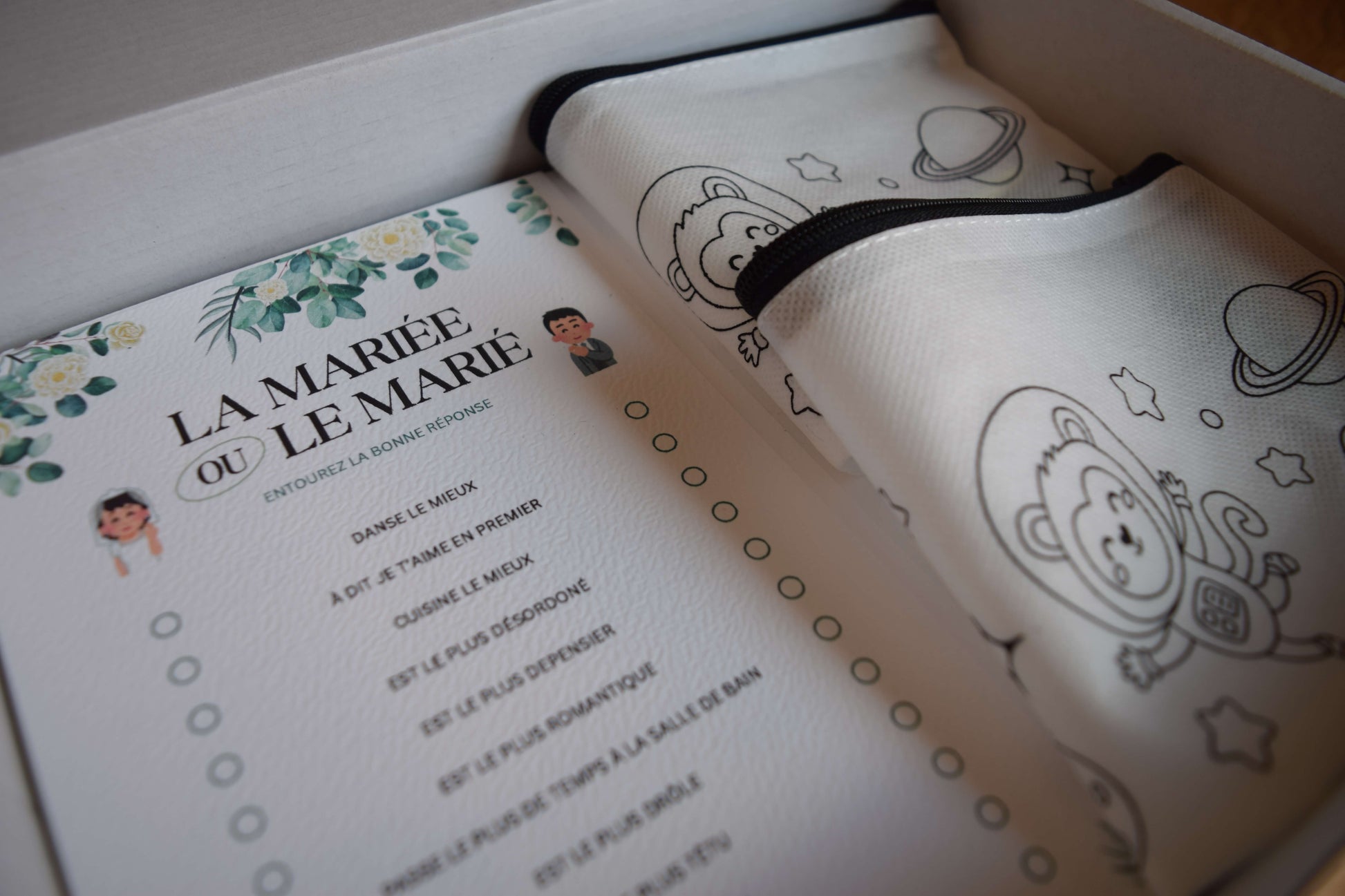 Boite animation souvenir 