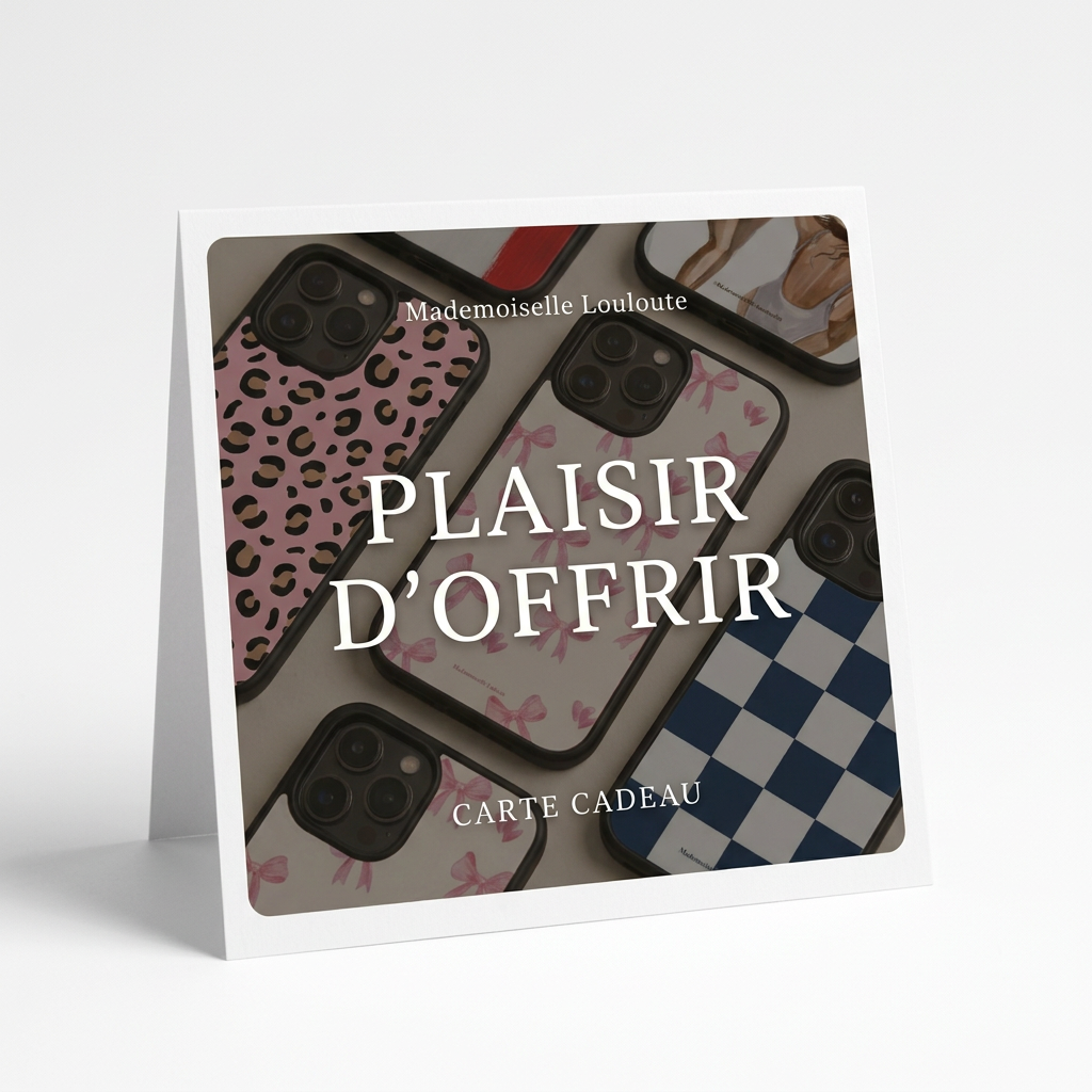 Carte cadeau Plaisir d’offrir Mademoiselle Louloute